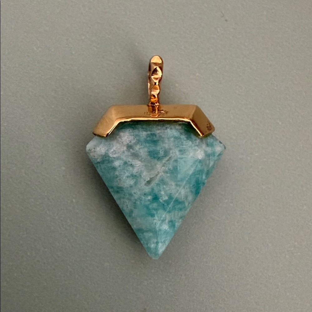 Missoma Amazonite Shield Pendant